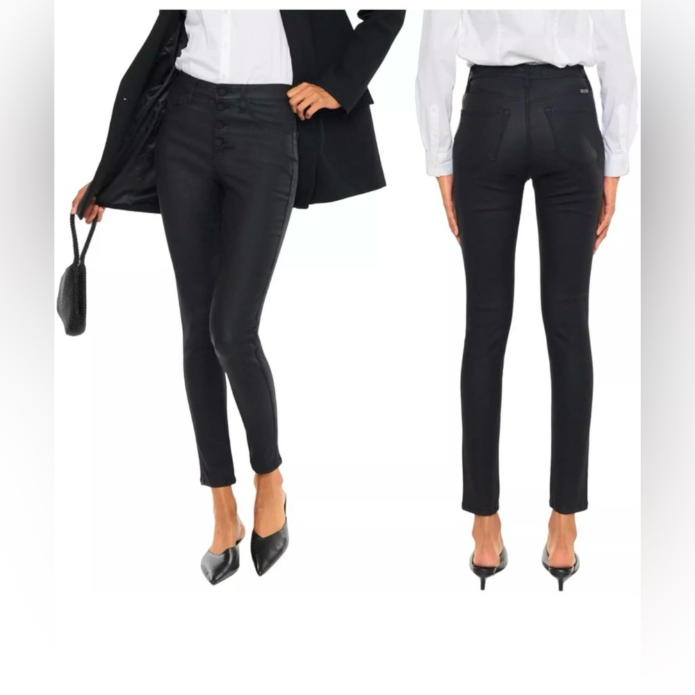 Kancan High Rise Faux Leather Ankle Skinny Pants Women’s Size 11/29